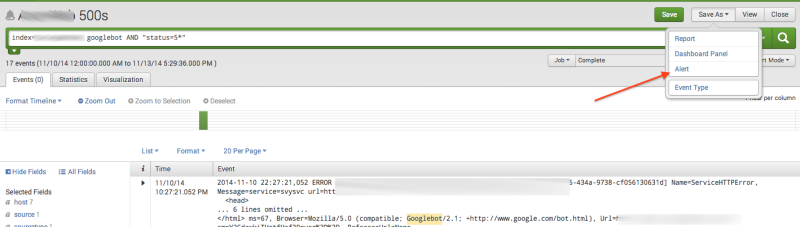 7、實(shí)時(shí)監控500頁(yè)面